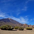 Blick auf den Pico del Teide und Los Roques