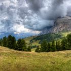 Blick auf den Plattkofel