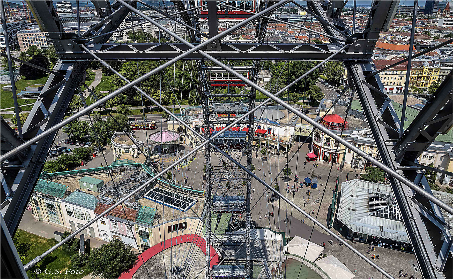 Blick auf den Prater.......