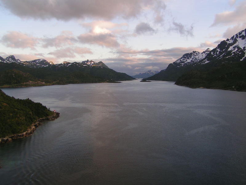 Blick auf den Raftsund(Lofoten)