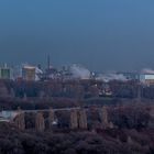 Blick auf den rechtsrheinischen Duisburger Norden