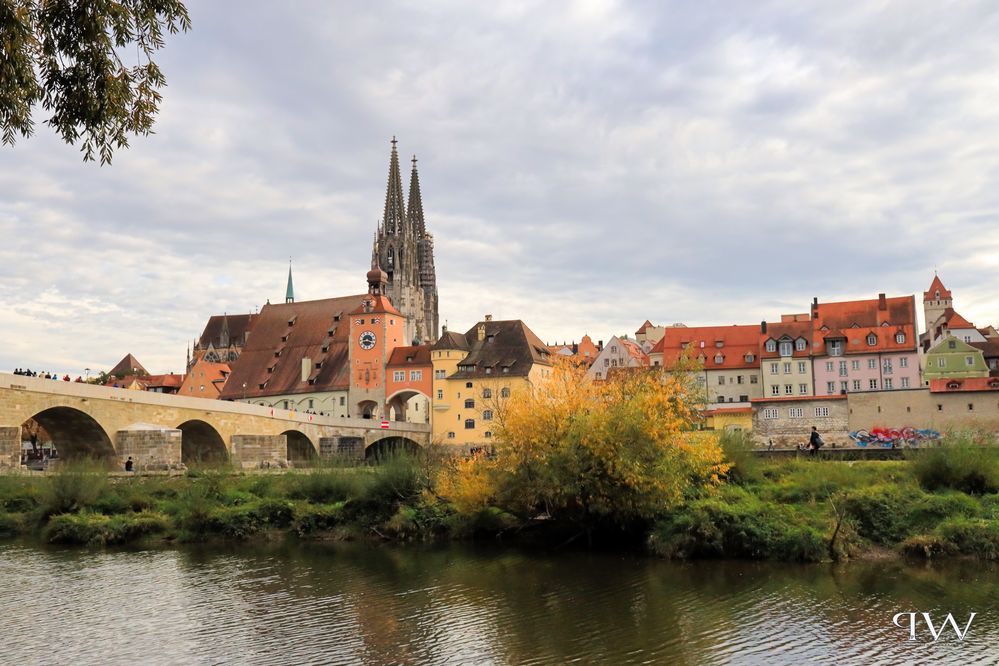 Blick auf den Regensburger Dom St. Peter