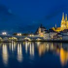 Blick auf den Regensburger Dom St. Peter