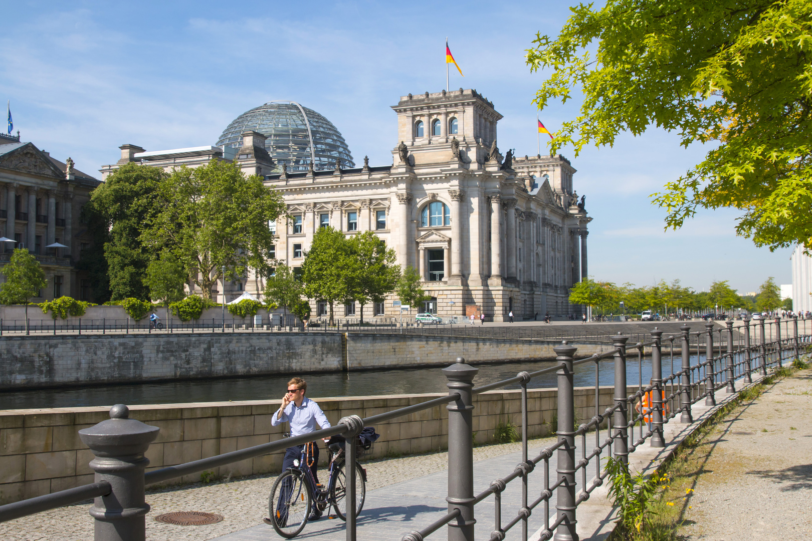 Blick auf den Reichstag in Berlin