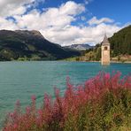 Blick auf den Reschensee