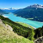 Blick auf den Reschensee