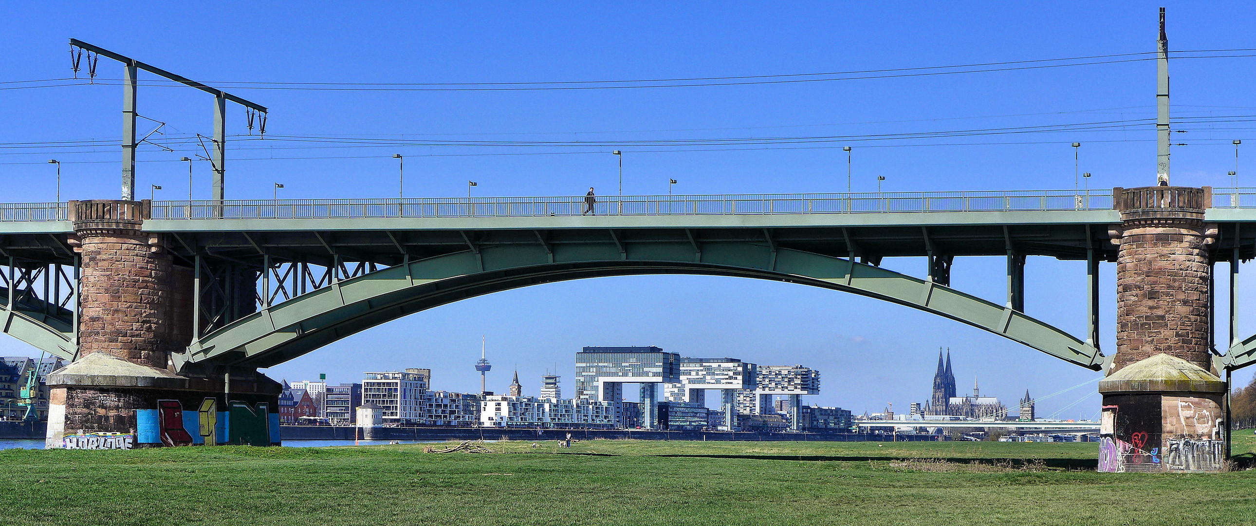 Blick auf den Rheinauhafen