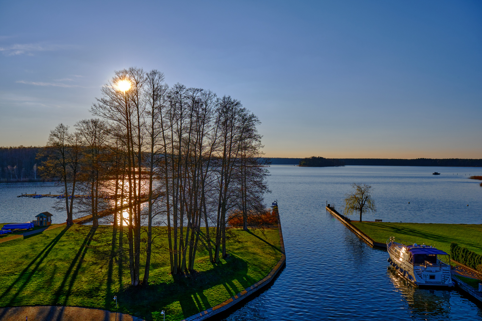 Blick auf den Rheinsberger See