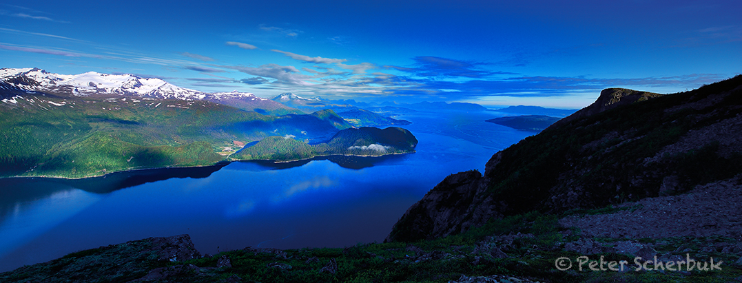 Blick auf den Romsdalfjord...