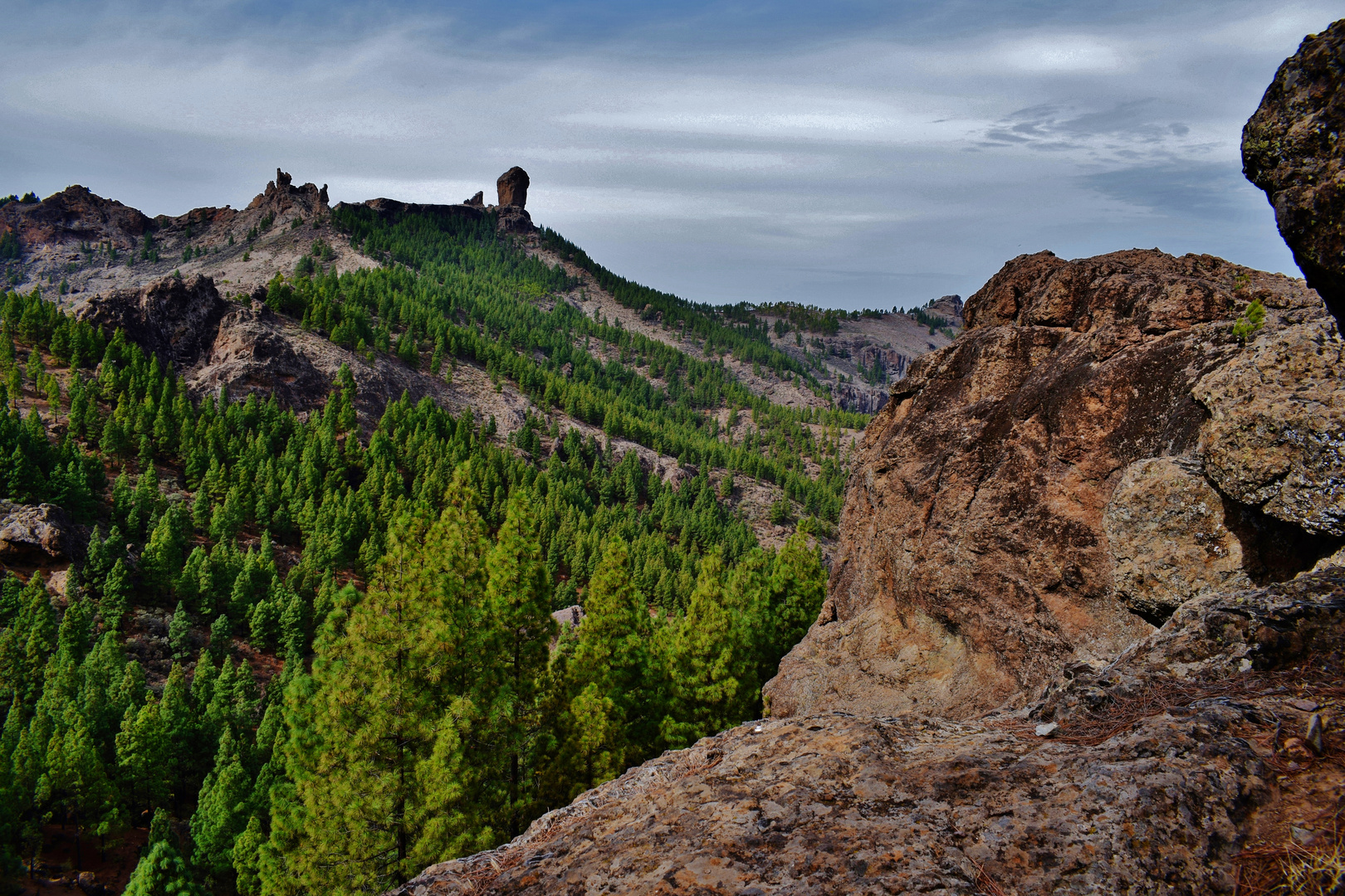 Blick auf den Roque Nublo 