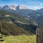 Blick auf den Rosengarten