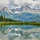 Blick auf den Rosengarten