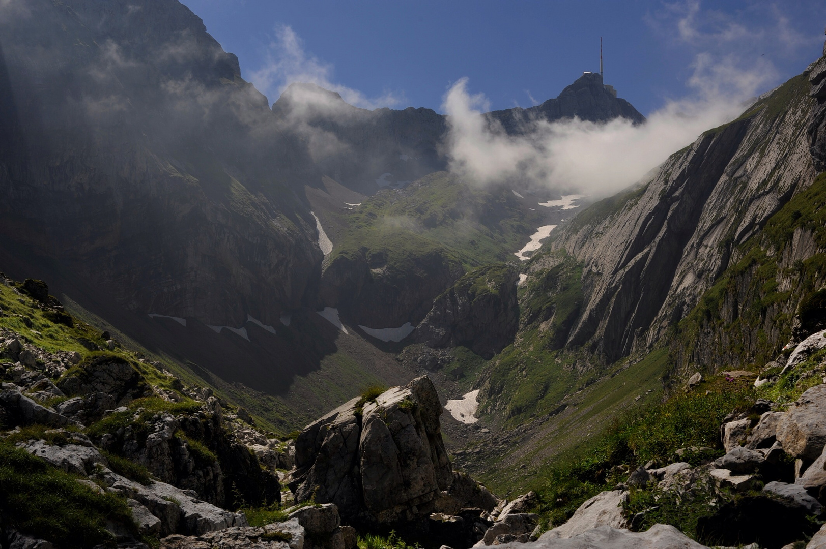 Blick auf den Säntis