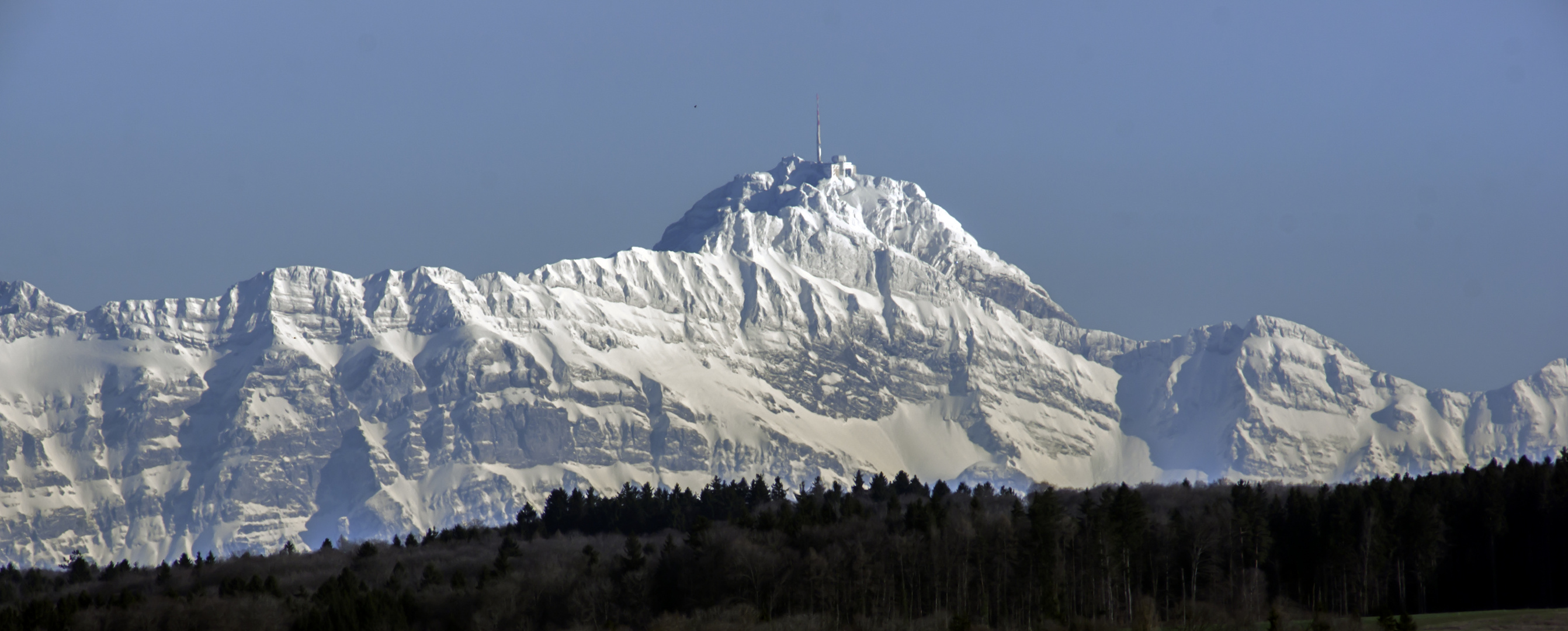 Blick auf den Säntis ...