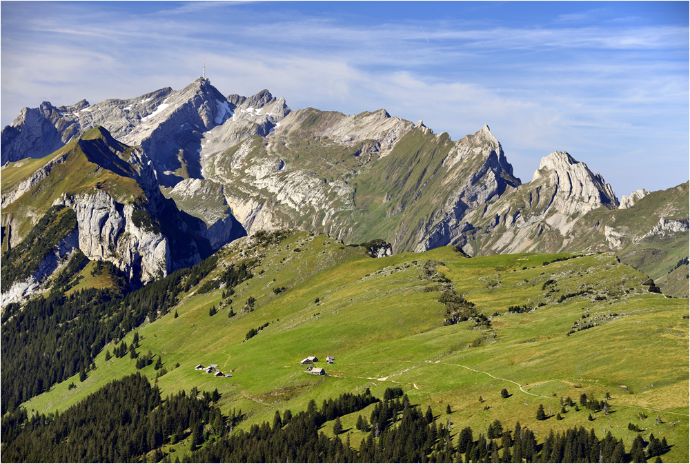 Blick auf den Säntis