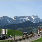 Blick auf den Säntis von Meistersreute aus