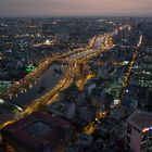 Blick auf den Saigon-River vom Bitexco Tower in Saigon