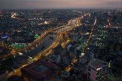 Blick auf den Saigon-River vom Bitexco Tower in Saigon
