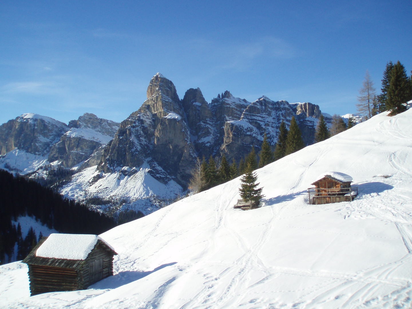 Blick auf den Sassongher