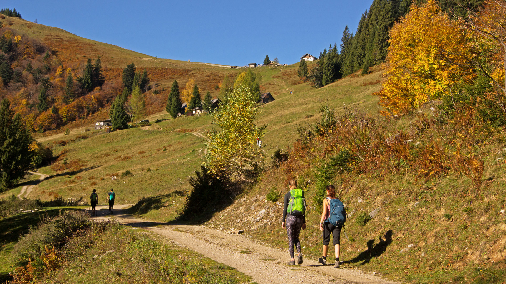 Blick auf den Sattel