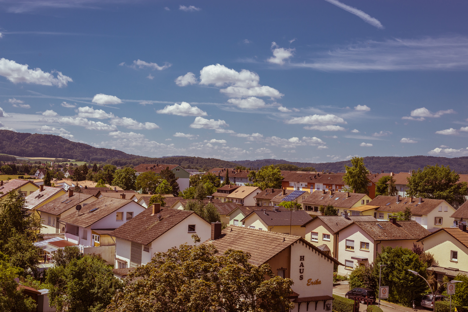 Blick auf den Schiener Berg