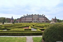 Blick auf den Schlossgarten von Schloss Nordkirchen