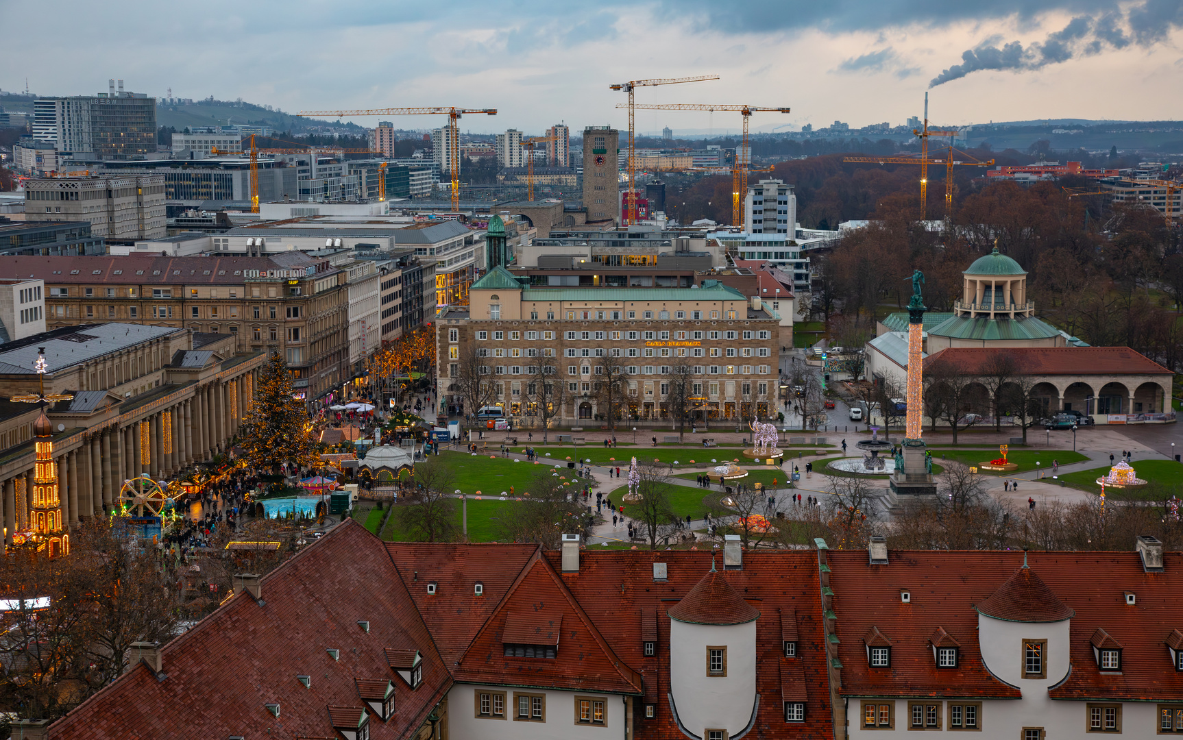 Blick auf den Schlossplatz