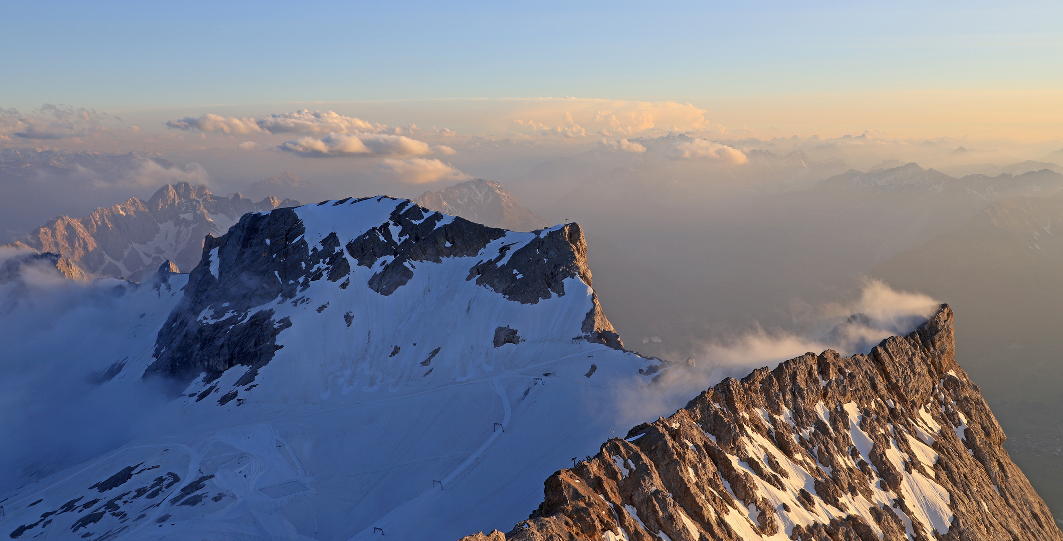 Blick auf den Schneeferner