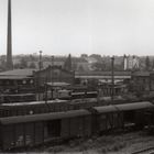 Blick auf den Schuppen1 des Bw. Gera um 1988