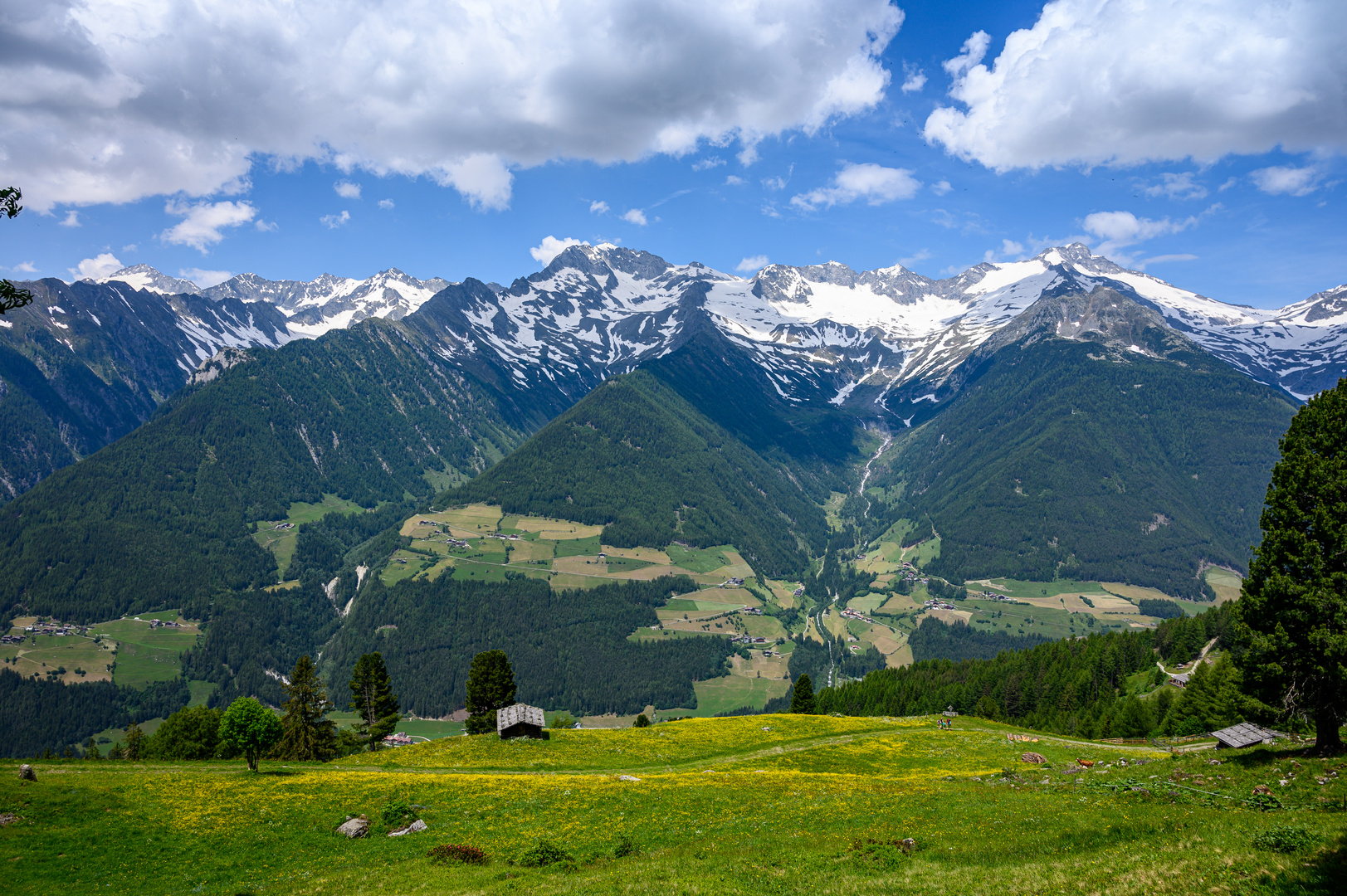 Blick auf den Schwarzenstein