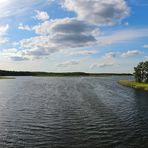 Blick auf den See Kirsajty