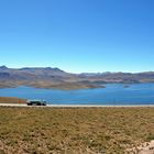 Blick auf den See Laguna Lagunillas im Süden von Peru