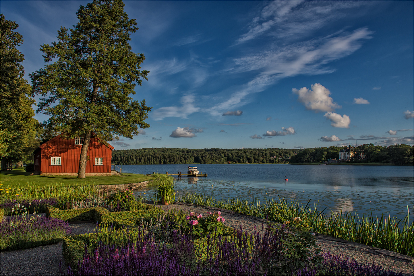 Blick auf den See Mälaren