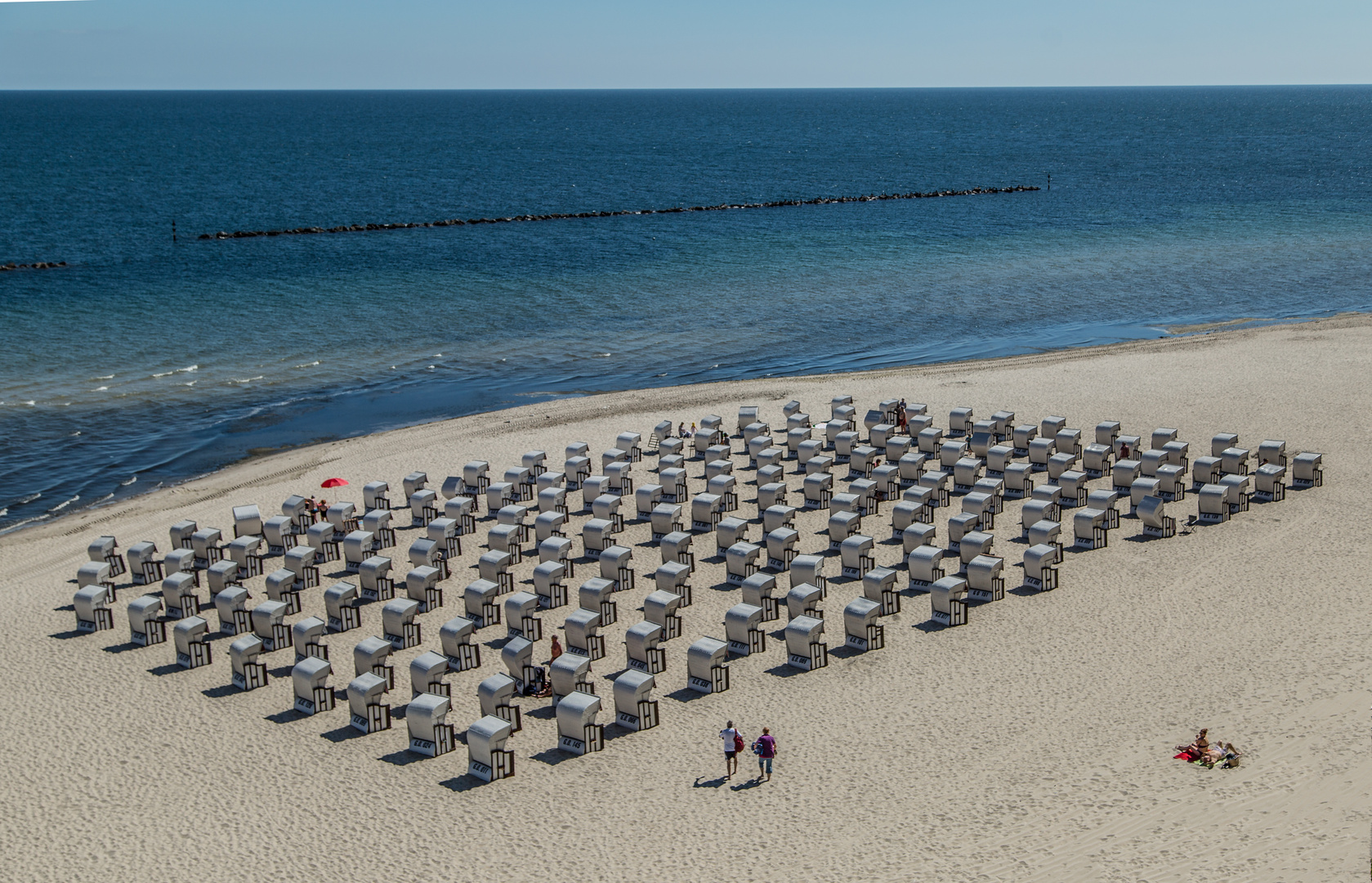 Blick auf den Selliner Strand