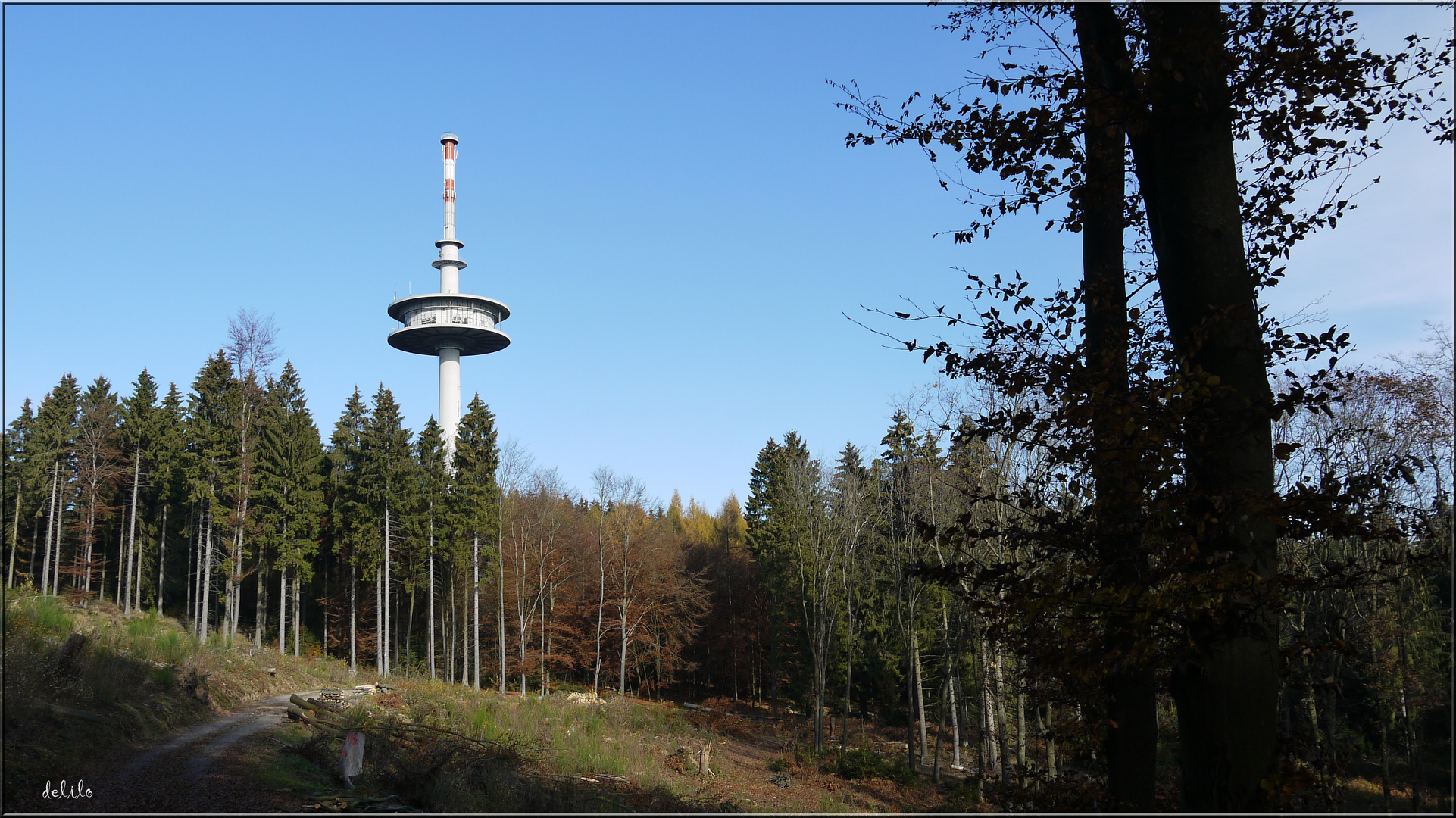 Blick auf den Siegener Fernmeldeturm