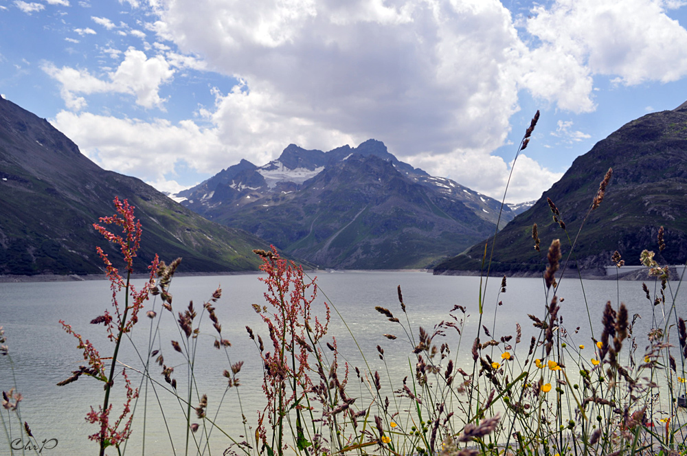 Blick auf den Silvrettasee