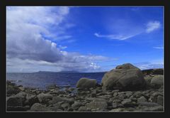 Blick auf den Sound of Arisaig und die Isle of Eigg