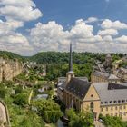 Blick auf den Stadtteil Grund