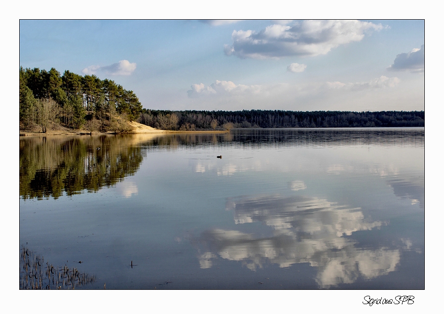 Blick auf den Stausee...