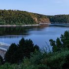 Blick auf den Stausee der Rappbodetalsperre