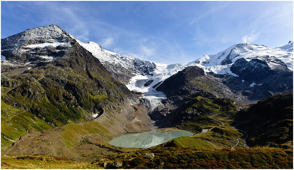 Blick auf den Stein-Gletscher