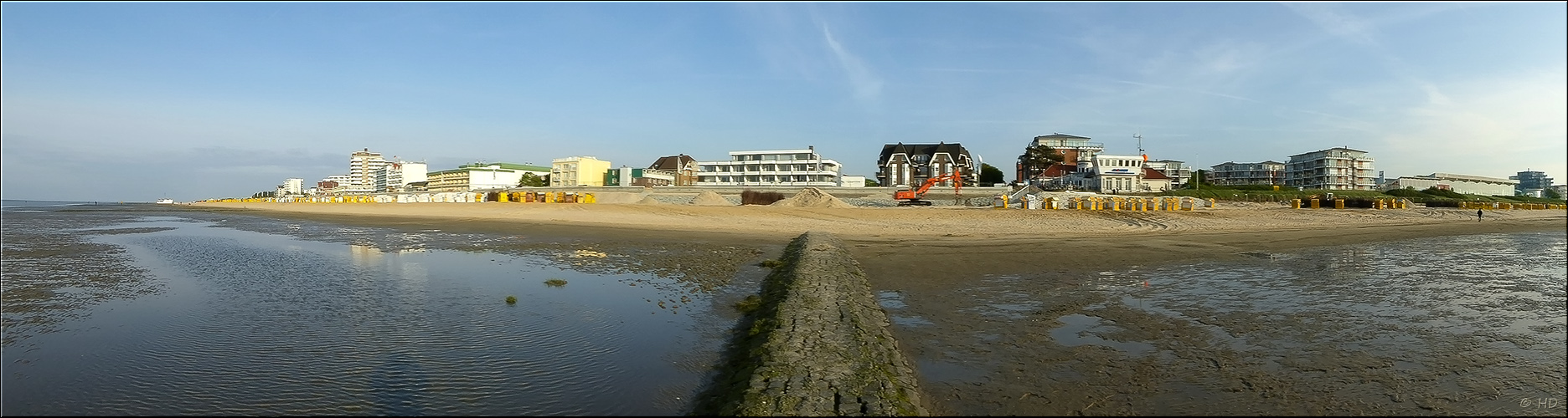 Blick auf den Strand....