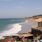 Blick auf den Strand - Küste in Tanger