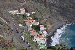 Blick auf den Strand von Alojera - da unten gibts den leckeren Medregal