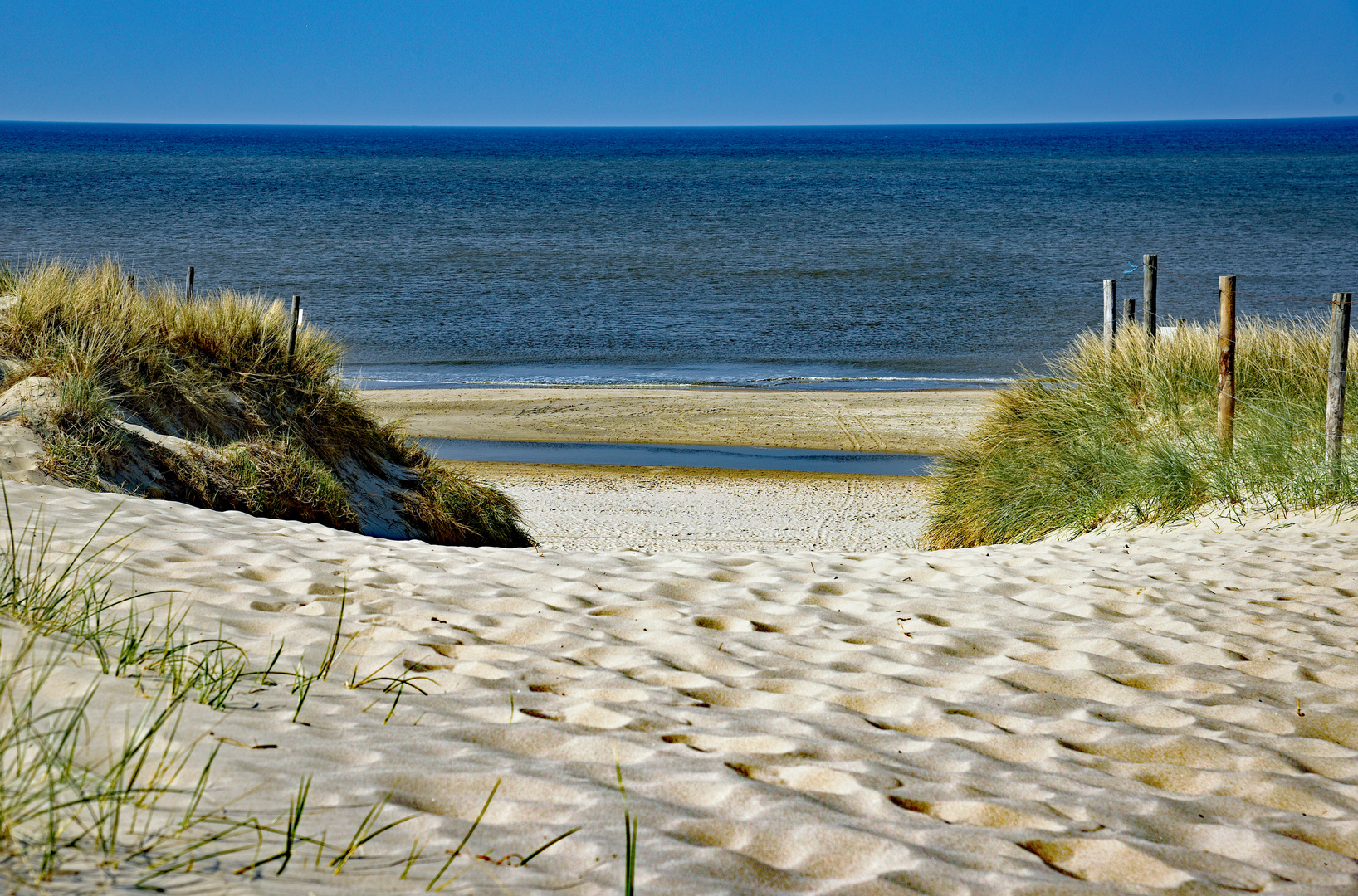 Blick auf den Strand von Callantsoog