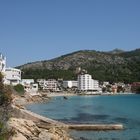 Blick auf den Strand von Sant Elm