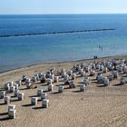 Blick auf den Strand von Sellin...