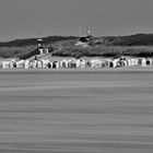 Blick auf den Strand von Spiekeroog von der Seeseite. 2020