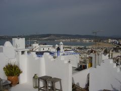 Blick auf den Strand von Tanger