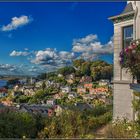 Blick auf den Süllberg in Hamburg Blankenese